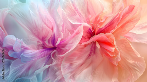 floral abstraction background for decoration or wallpaper photo
