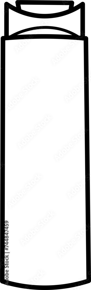 Shampoo Outline Vector Illustration Shampoo Outline Vector Illustration