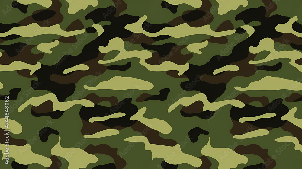 Camouflage pattern illustration Camouflage pattern illustration