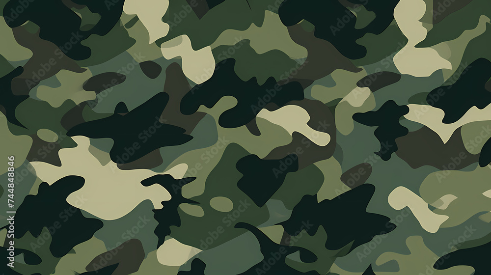 Camouflage pattern illustration Camouflage pattern illustration