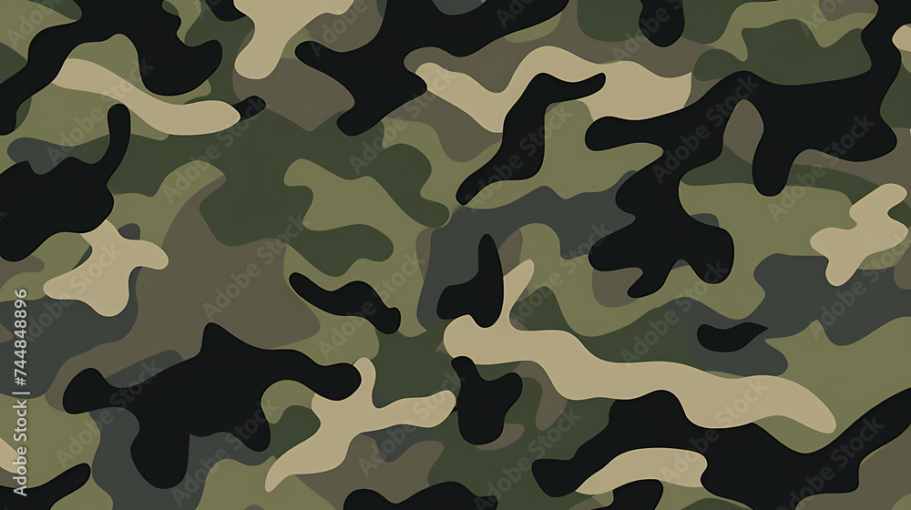 Camouflage pattern illustration Camouflage pattern illustration