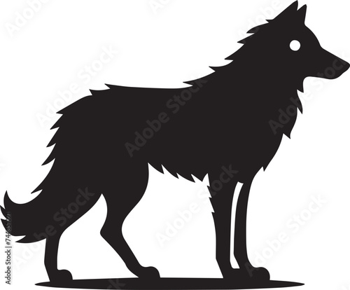 Wolf Silhouettes EPS Wolf Vector Wolf Clipart  