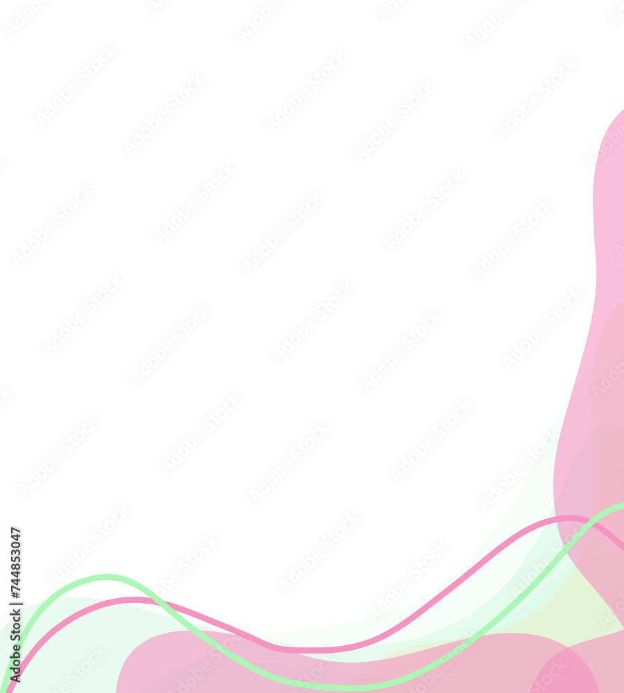 abstract background wave motif elemen and line with green color abstract background wave motif elemen and line with green color