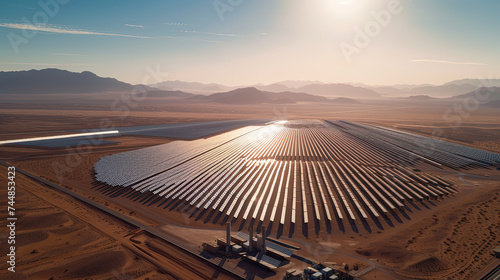 solar power plant. photo