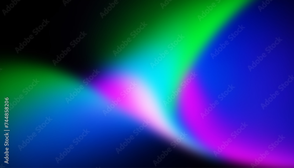 colorful poster web banner design with graniy green, blue and purple abstract background
