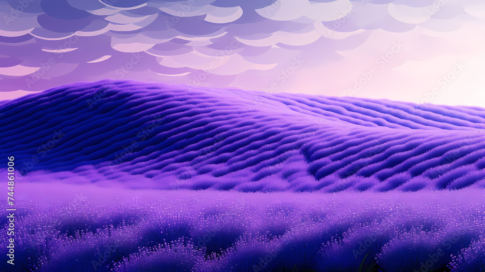 Fototapeta premium Beautiful lavender wallpaper
