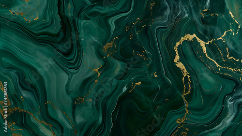 abstract green marble surface texture background