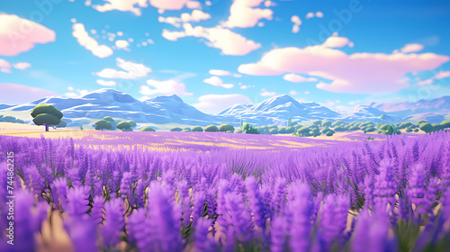 Beautiful lavender wallpaper