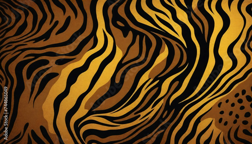 tiger skin pattern