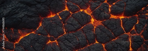 Lava texture, cracks in dried lava. Abstract background. Concept for projects, covers, designs, posters or websites.