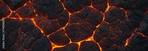 Lava texture, cracks in dried lava. Abstract background. Concept for projects, covers, designs, posters or websites.