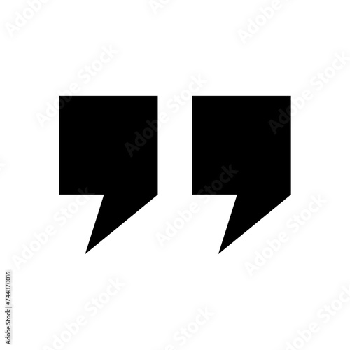Free Download Black quotes icon. Vector - GFXLoad