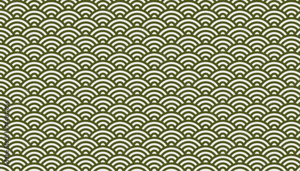 Fototapeta premium retro wave motif geometric abstract seamless pattern, vector graphic resources, 16:9 widescreen wallpaper / backdrop,