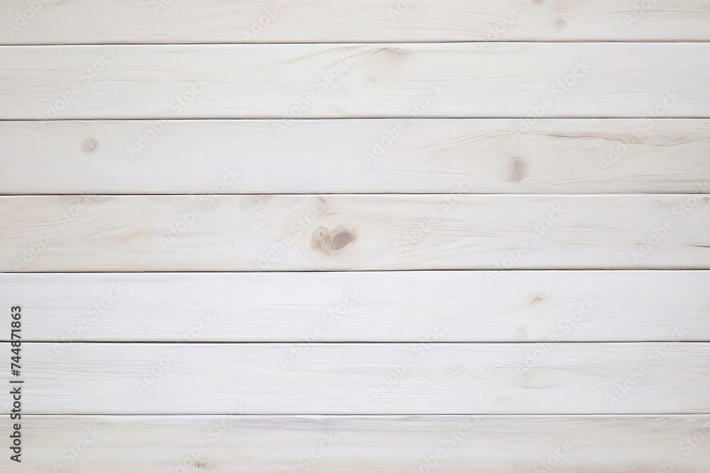 Obraz premium white wood wall wooden plank board texture background