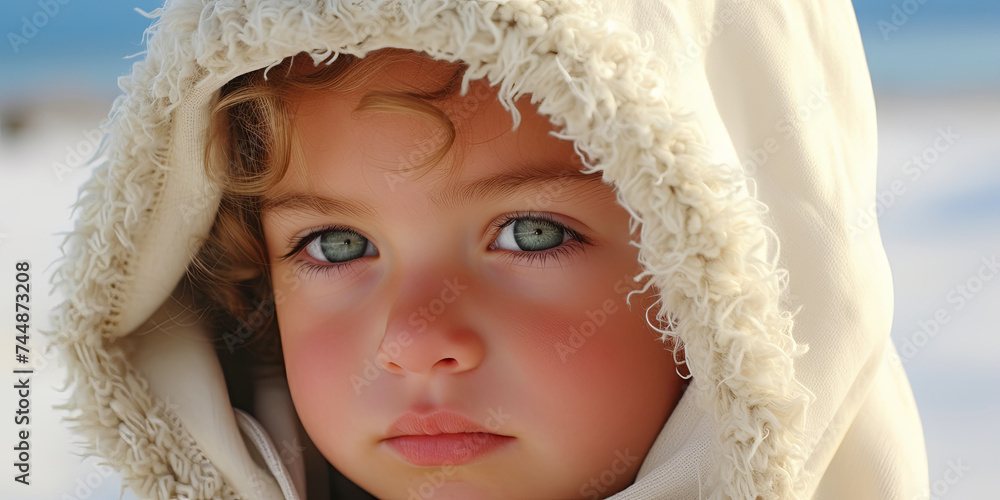 An individual curled up in a fetal position, surrounded by a halo of soft light, their express An individual curled up in a fetal position, surrounded by a halo of soft light, their express