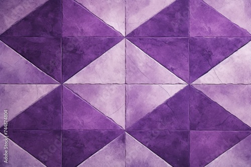 Abstract purple colored traditional motif tiles wallpaper floor texture background