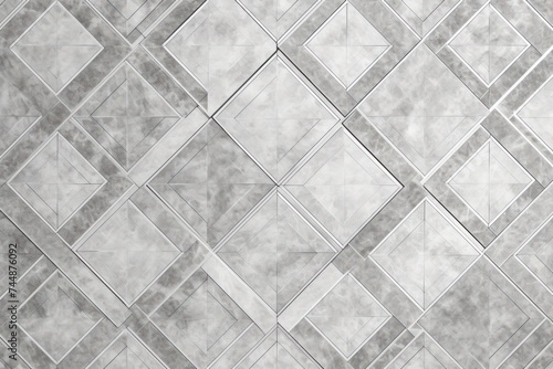 Abstract silver colored traditional motif tiles wallpaper floor texture background