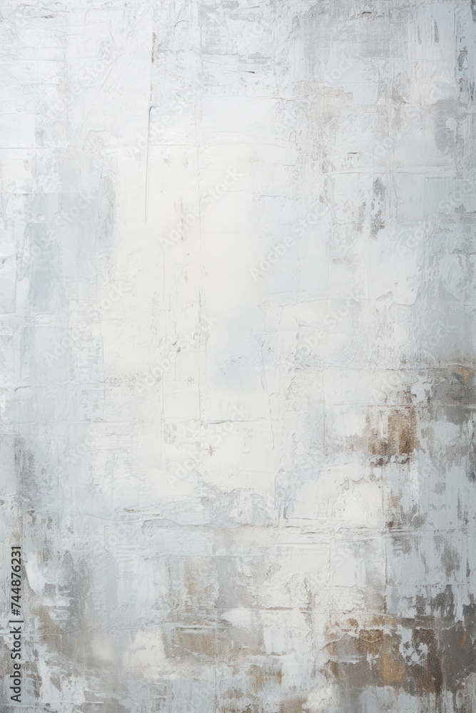 Abstract silver oil paint brushstrokes texture pattern contemporary painting wallpaper background
