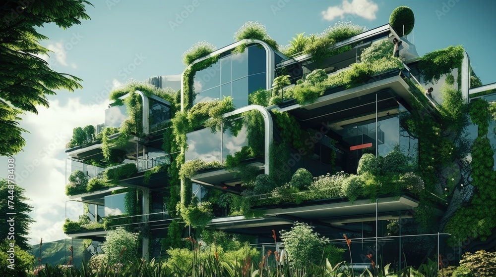 Green buildings, the concept of ecology and the environment