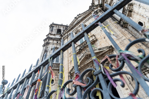 Facade of the Conceicao da Praia church in the commercial district in the city of Salvador, Bahia. photo