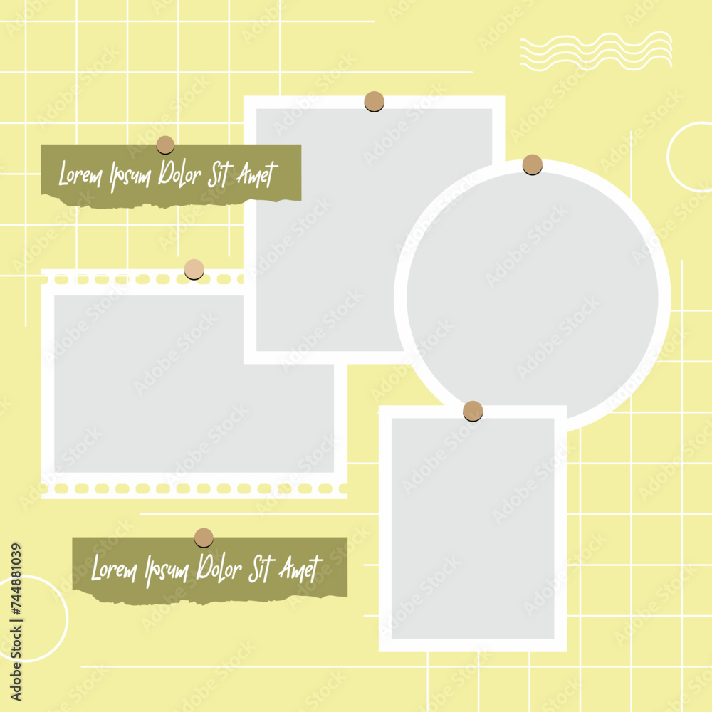 Pictures or photos frame collage abstract photo frames and digital photo wall template Pictures or photos frame collage abstract photo frames and digital photo wall template