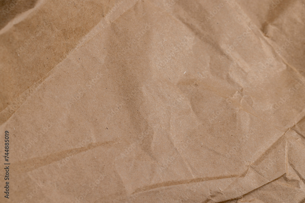 Fototapeta premium crumpled paper from recycled waste paper