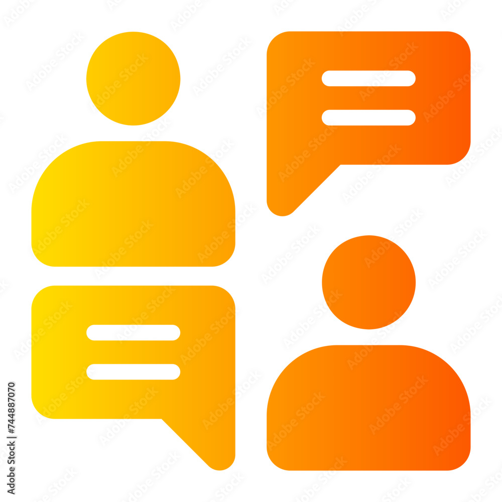 comment gradient icon comment gradient icon