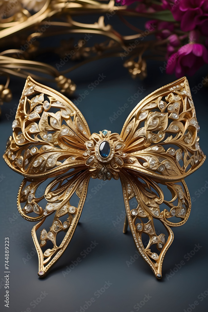 Fototapeta premium ribbon bow gift