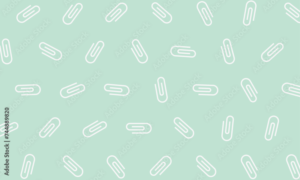 Blue paperclip background Blue paperclip background