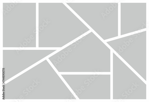Pictures or photos frame collage abstract photo frames and digital photo wall template
