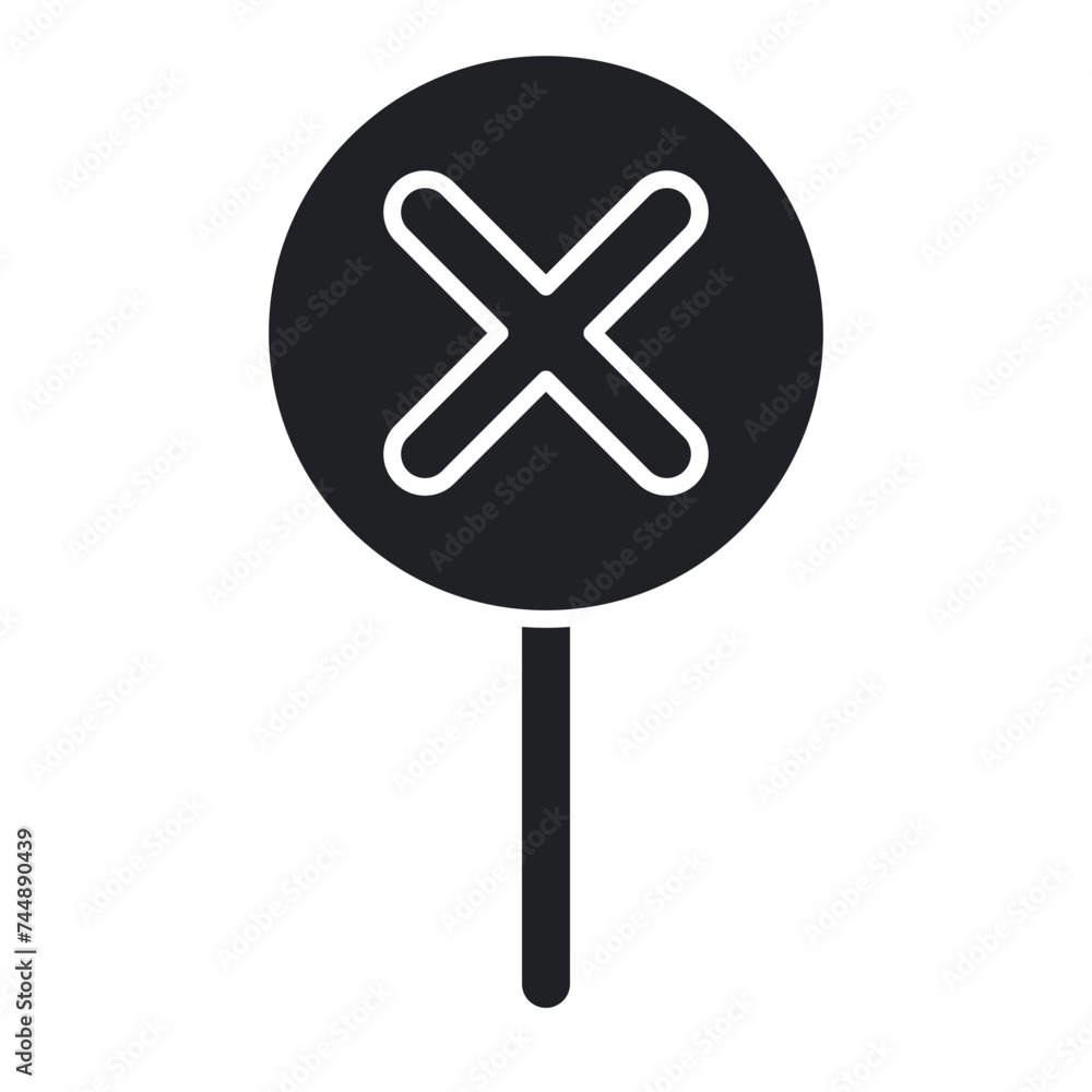 Fototapeta premium absent icon