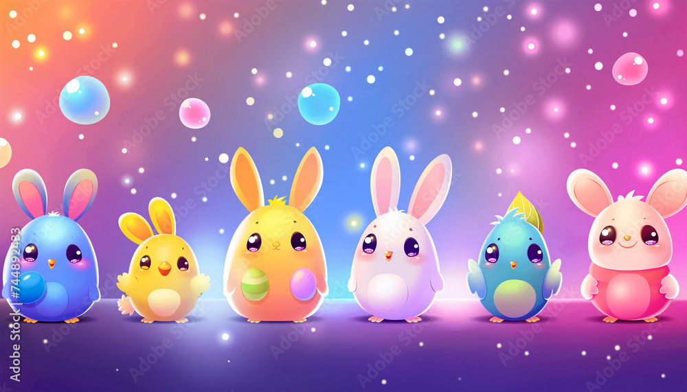 Obraz premium Easter Radiance: Easter Elegance in High Quality with Ultra-Realistic Detail Series 38