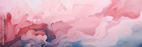 Pink white liquid that is flowing