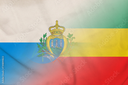 San Marino and Ethiopia state flag transborder negotiation ETH SMR