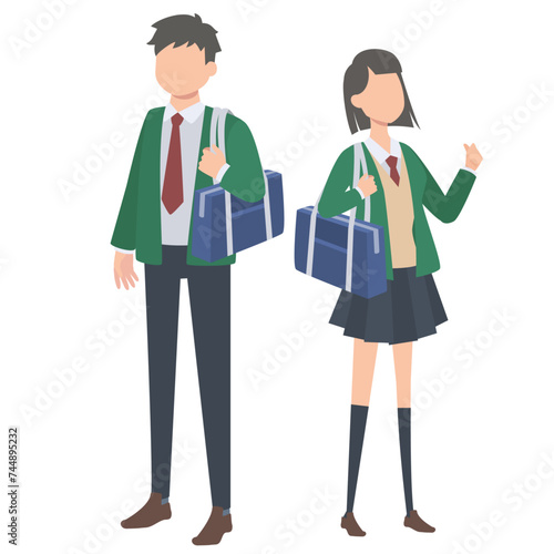 学生のイラスト