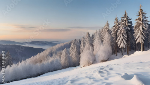 Winter at Black Forest in Germany © Mishi