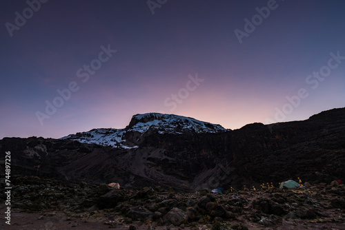 Dawn’s Embrace: Kibo Peak of Mt. Kilimanjaro Unveiled