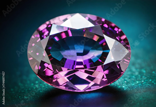 Alexandrite Gemstone, Precious, Luxury, Jewelry, Gem, Fashion, Accessories, Sparkle, Glitter, Expensive, Rare, Shiny, Elegant, AI Generated