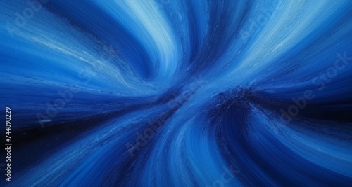  Abstract Blue Wave - A Vibrant Blur of Artistic Expression