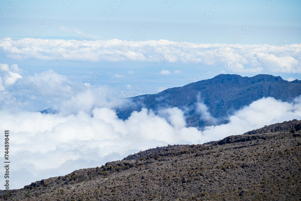 Serene Summit: Tranquility Above the Clouds