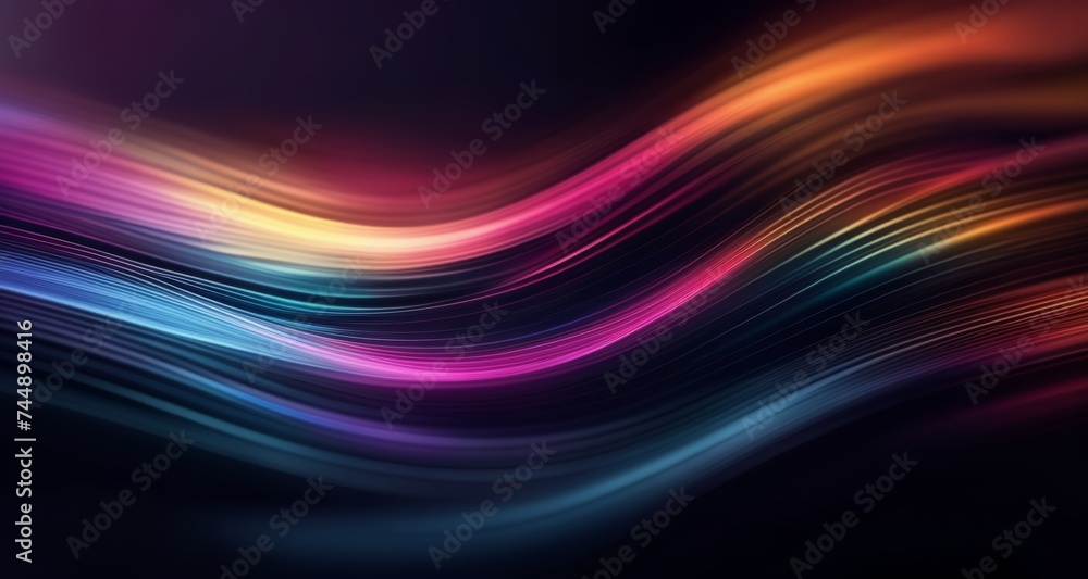  Vibrant abstract wave, perfect for modern design