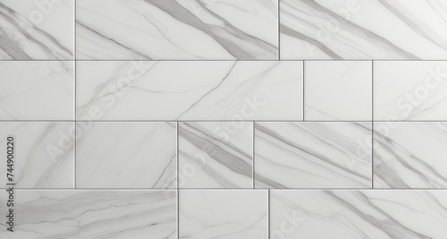  Elegant marble tile backsplash in a modern kitchen
