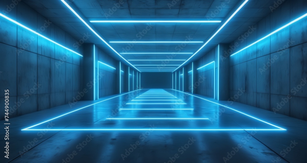 Illuminated Future - A Modern, High-Tech Corridor