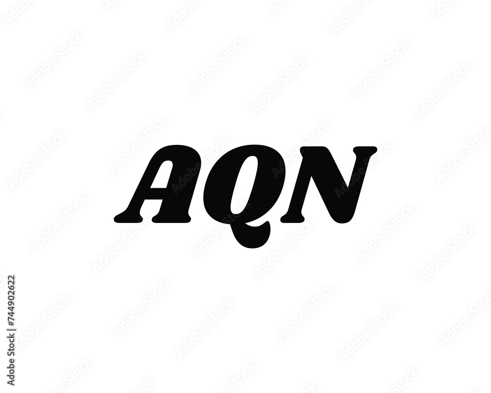 AQN logo design vector template AQN logo design vector template