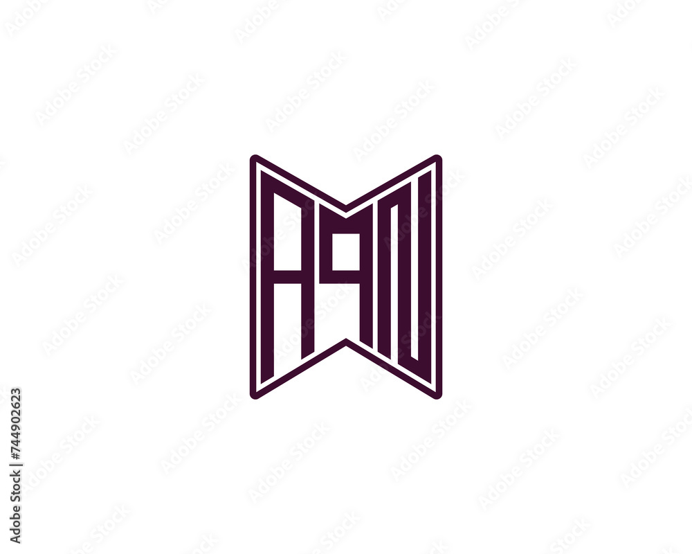 AQN logo design vector template AQN logo design vector template