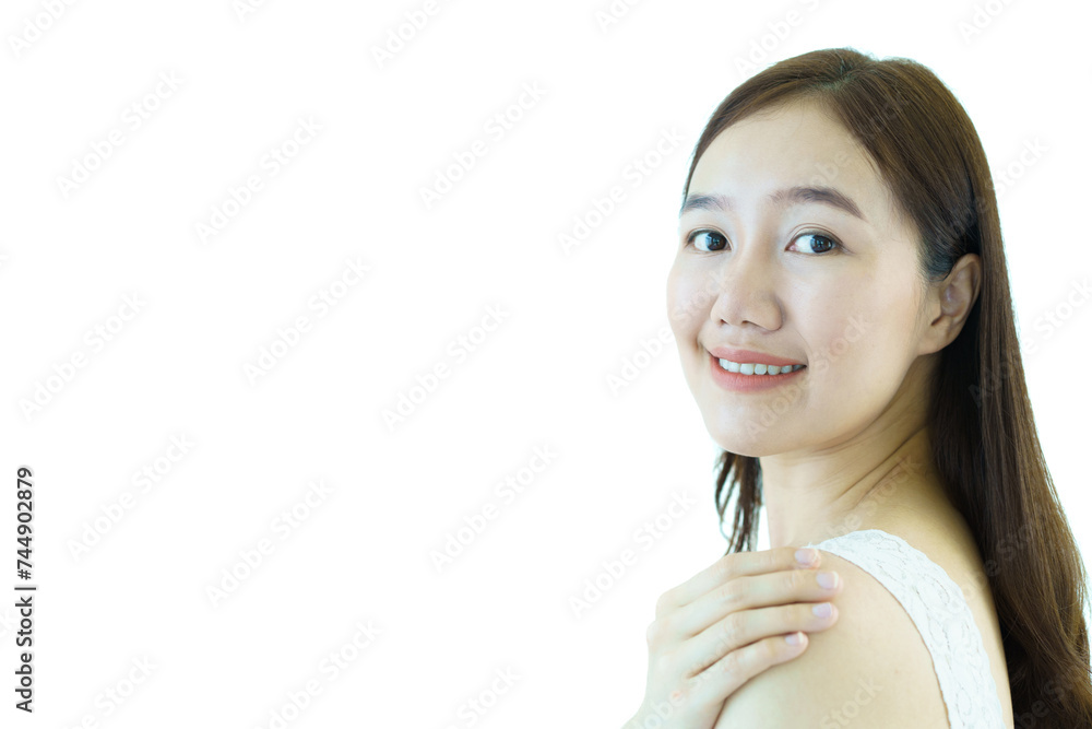 Smart and good looking Asian young businesswoman portrait. Smart and good looking Asian young businesswoman portrait.
