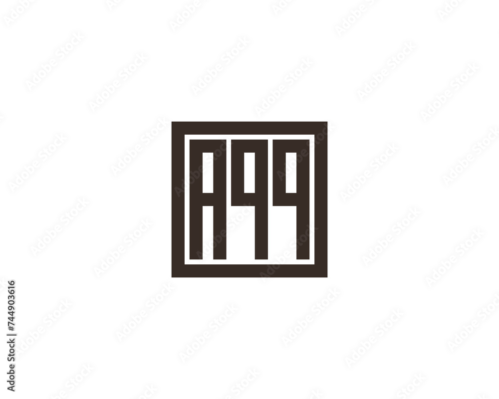 AQQ logo design vector template