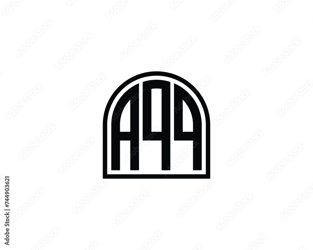 AQQ logo design vector template AQQ logo design vector template