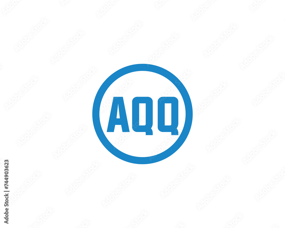 AQQ logo design vector template AQQ logo design vector template