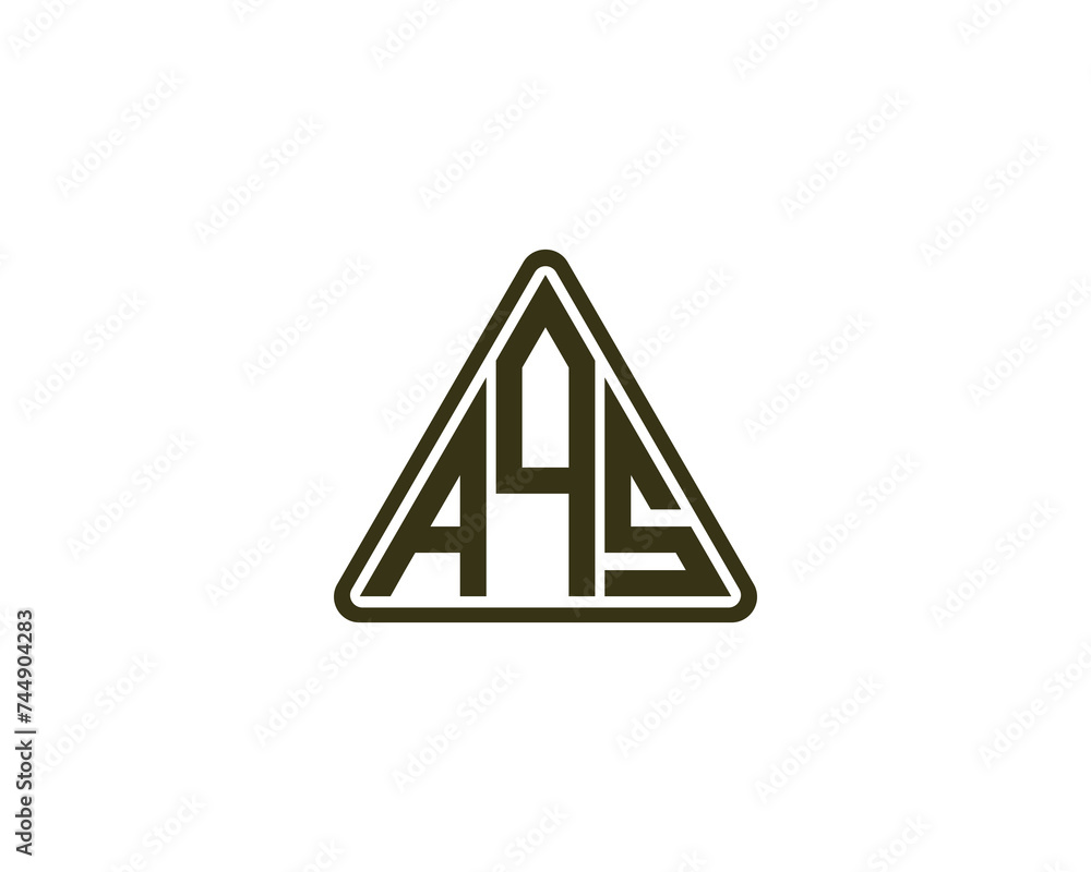 AQS logo design vector template AQS logo design vector template